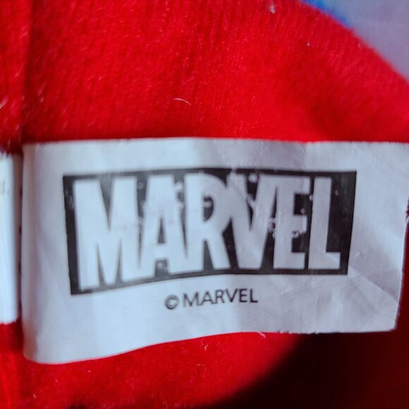 MARVEL BOY'S SPIDERMAN SLIPPER BOOTIES RED/BLUE SIZE MEDIUM 7/8 - Picture 8 of 8